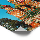 モスクワ赤方聖バジルのロシアのポスター ポスター (角)