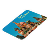 モスクワ赤方聖バジルのロシア磁気カード マグネット (左側)