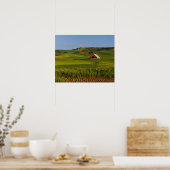 モスクワ・アイダホの納屋の風光明媚な景色。 ポスター (キッチン)