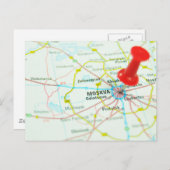 モスクワ ポストカード (正面/裏面)