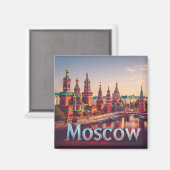 🧲 モスクワ ロシアの思い出の品 🇷🇺 マグネット (正面/裏面)