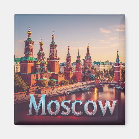 🧲 モスクワ ロシアの思い出の品 🇷🇺 マグネット (正面)