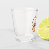 モスクワ・ロシア市スカイラインのエンブレム ショットグラス (左)