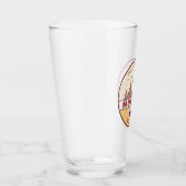 モスクワ・ロシア市スカイラインのエンブレム タンブラーグラス (右)