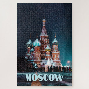 モスクワ・ロシア聖バジル大聖堂 ジグソーパズル