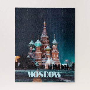 モスクワ・ロシア聖バジル大聖堂 ジグソーパズル