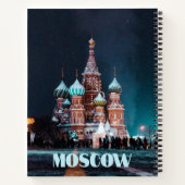 モスクワ・ロシア聖バジル大聖堂 ノートブック (裏面)