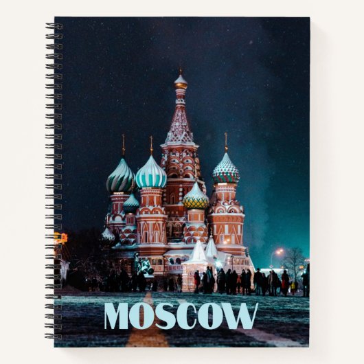 モスクワ・ロシア聖バジル大聖堂 ノートブック (正面)