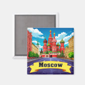 🧲 モスクワ ロシア エクスプローラー キープセイク マグネット (正面/裏面)