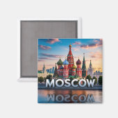 🧲 モスクワ ロシア 観光のお土産 🇷🇺 マグネット (正面/裏面)