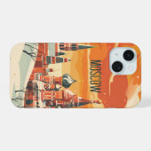 モスクワ iPhone 15ケース (裏面横)