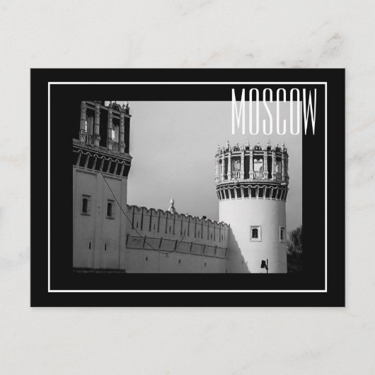 モスクワNovodevichy修道院建築 ポストカード (正面)