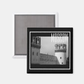 モスクワNovodevichy修道院建築 マグネット (正面/裏面)