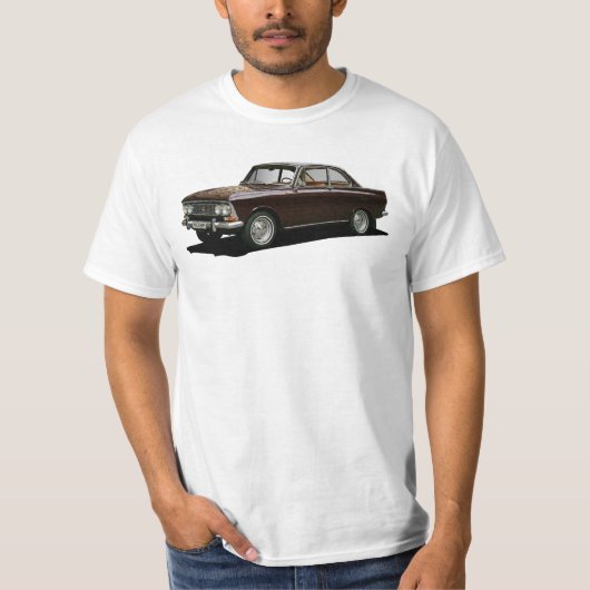 モスクヴィッチ 408 エリートGTクーペ Tシャツ (正面)