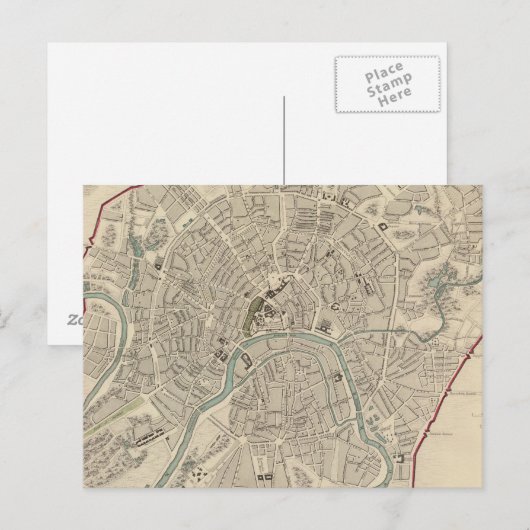 モスクヴィ ポストカード (正面/裏面)