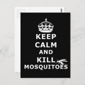 モスク保を静かに殺す – 蚊 ポストカード (正面/裏面)