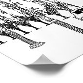 モスク別交通 ポスター (角)