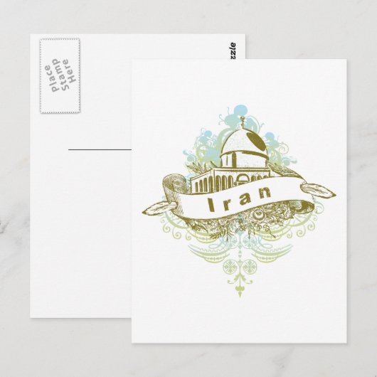 モスク・イラン ポストカード (正面/裏面)