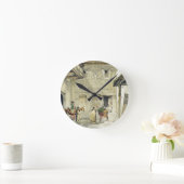 モスク(Patio de la Mesquita)の裁判所、から「 ラウンド壁時計 (ホーム)