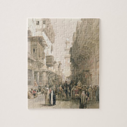 モスクEl Mooristan、"エジプトおよびNubia "からのカイロ、 ジグソーパズル (縦)