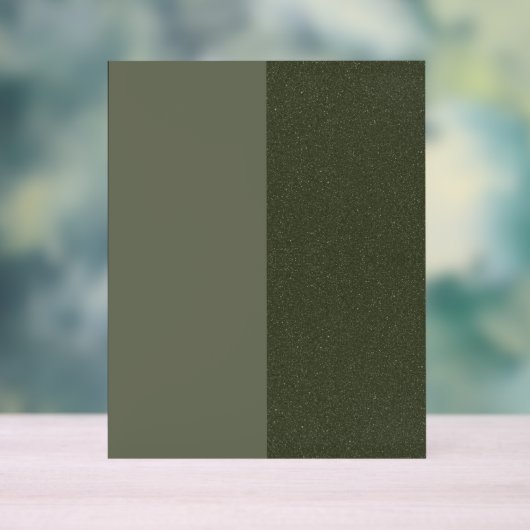 モスグモダンリーンパネルアクリルサイン – カスタマイズ アクリルサイン (ニュートラル)