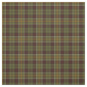 モスグリーンおよびブラウンの素朴な格子縞 ファブリック (見本)