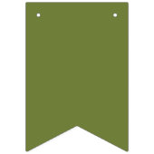 モスグリーンからフォレストへのグラデーション テーマ バンティングフラッグ (第3の旗)