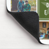 モスグリーンスター最高のパパエバーフォトコラージュ マウスパッド (コーナー)