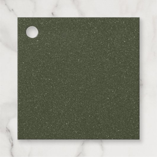 モスグリーンノイズエフェクトお気に入りタグ フェイバータグ (正面)