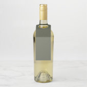 モスグリーンノイズオーバーマットボトルラベルカスタマイズ-  ボトルネックタグ (ボトル)