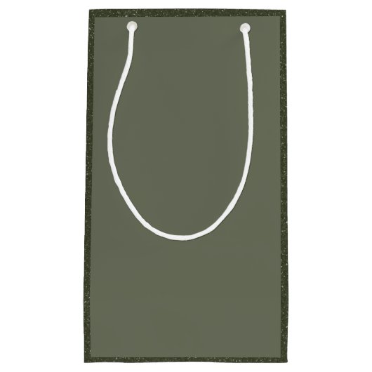 モスグリーンリュックス抱き枕（テクスチャ付き） スモールペーパーバッグ (正面)