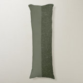 モスグリーン抱き枕とグリッターベース(カスタム) ボディピロー (正面縦)