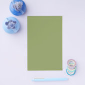 モスグリーン無地のカラー チラシ (シングル)