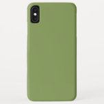 モスグリーン無地の背カスタマイズ景色 iPhone XS MAXケース<br><div class="desc">自らスタイリッシュのカスタムため無地のには、またはギフトとしてすべての行事に印象を与える苔の緑の色の背景の製品。クリックカスタマイズは文字エディタとイメージローダを使ってカスタマイズ、この製品を表示する"it!"ボタン上で。ギフト素晴らしアイディア!</div>