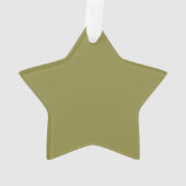 モスグリーン オーナメント (裏面)