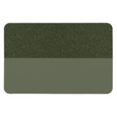 モスグリーン スプリット カスタム フレキシブル フォト マグネット (横)