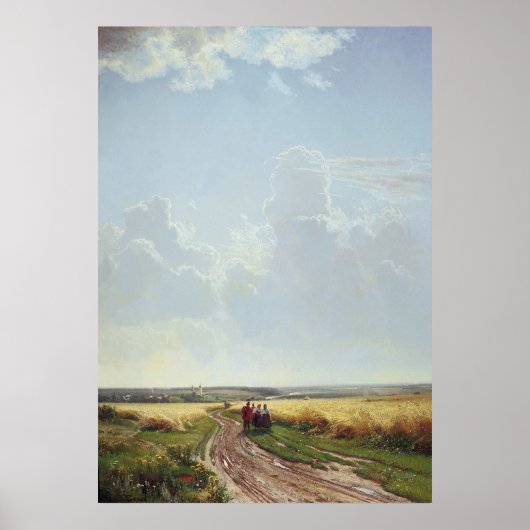 モスコ近郊の正午 ポスター (正面)