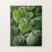 モスジグソー顔を使った美しい彫刻パズル ジグソーパズル (縦)