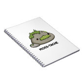 モススタッシュ 面白い ヒゲ ジョーク ノートブック (右側)