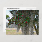 モススペインのとアメリカンホリー ポストカード (正面/裏面)