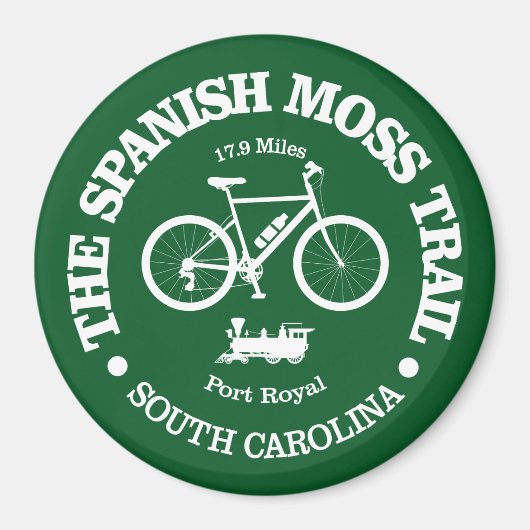 モススペインのトレイル(サイクリング) マグネット (正面)