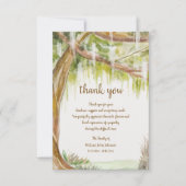 モススペインの悔やみや弔慰サンキューカード サンキューカード (正面)