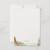 モススペインの悔やみや弔慰サンキューカード サンキューカード (裏面)