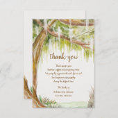 モススペインの悔やみや弔慰サンキューカード サンキューカード (正面/裏面)