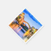 モスタル標準の白いコクテールペーパーナプキン スタンダードカクテルナプキン (角)