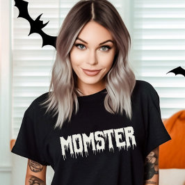 モスタークールドリッピースクリプトおもしろいママのハロウィーン Tシャツ
