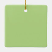 モストビューティフルヴィンテージピンクローズアンドハート セラミックオーナメント (裏面)