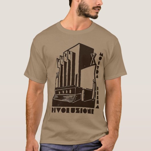 モストラデッラリヴォルジオーネ Tシャツ (正面)