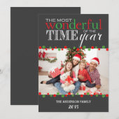 モストワンダフルタイムレッドグリーンホモダンリデーカード シーズンカード (正面/裏面)