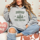 モスパーソナライズされたグリーンファミリークリスマスマッチング Tシャツ